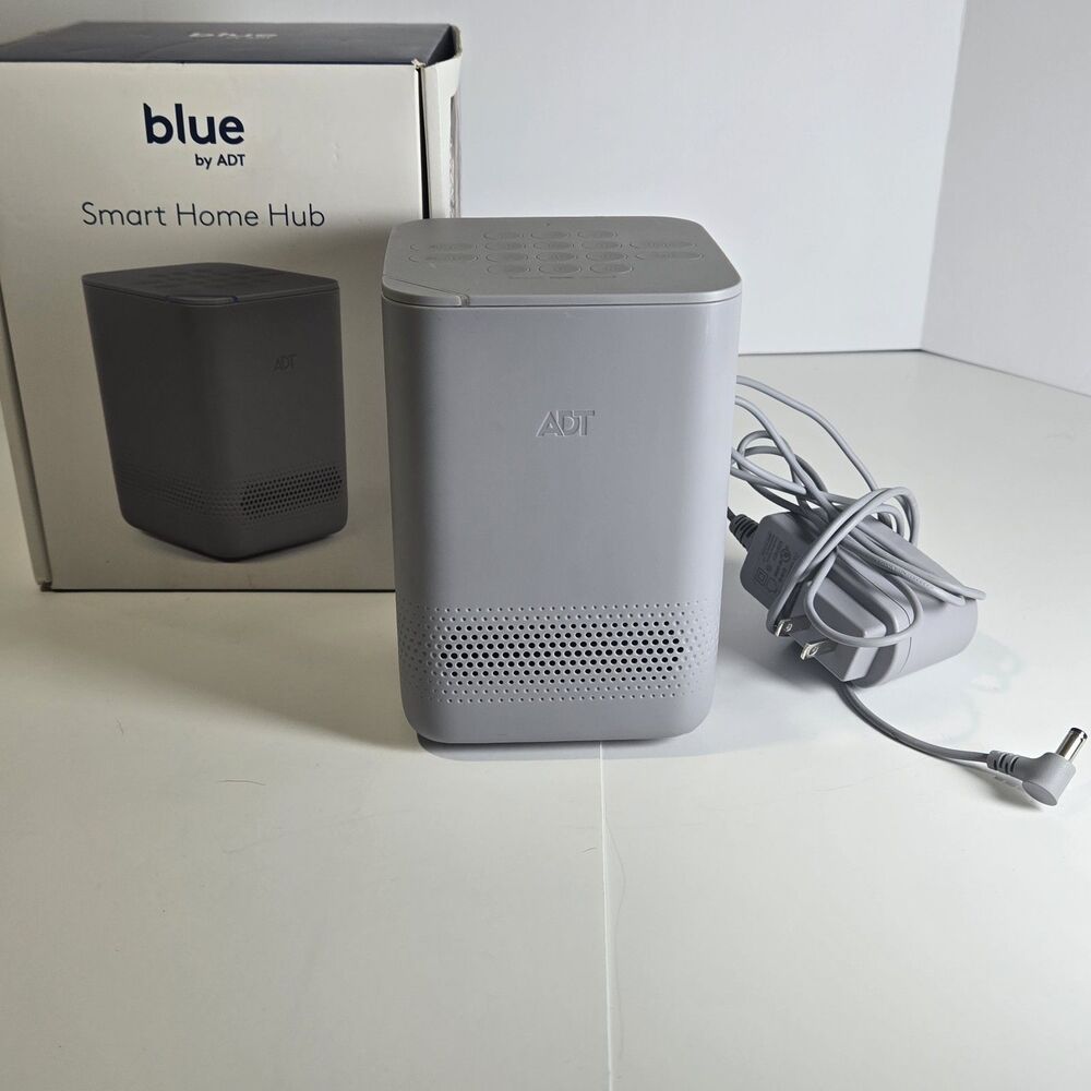 Blue by ADT Smart Home Hub Model S40LR1-01 White. No Instructions *EUC